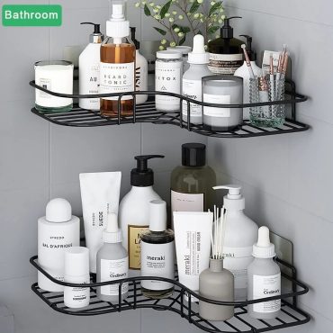 Shower, Bathtub, and Toilet Durable & Rustproof Corner Storage Organizer - WITH SCREW