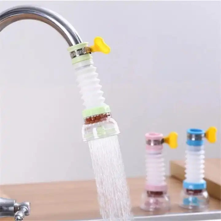 Sp Dealz Fan Faucet 360 Degree Water Saving Tap, Anti Splash Tap, Sprayer Faucet Nozzle Filter Aerator Diffuser Water-saving Device for Kitchen Bathroom